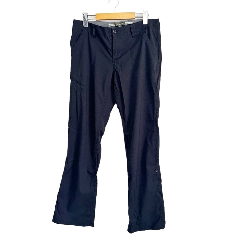 Cloudveil Roll Tab Straight Leg Pants Stretch Blend Activewear Hiking Womens M